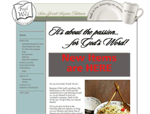 Tablet Screenshot of feedontheword.com